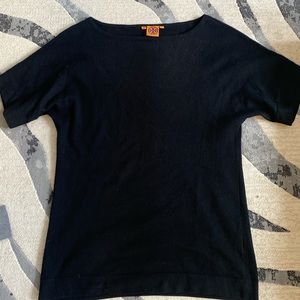 Tory Burch cashmere black sweater dress